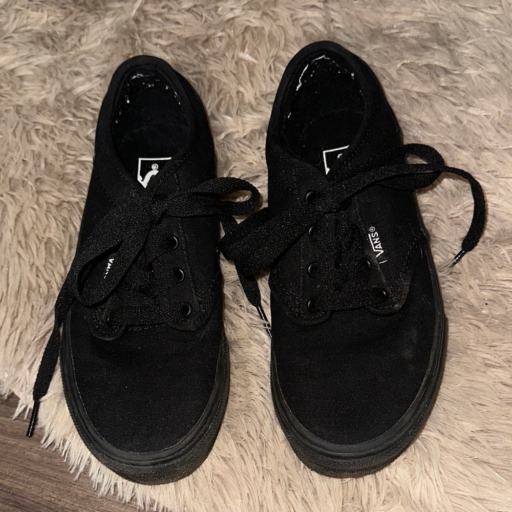 Vans Kids All-Black Sneakers